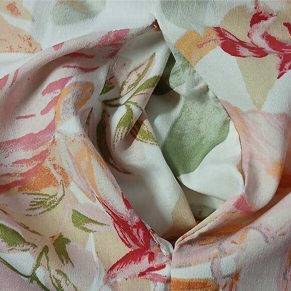 Band Of The Free Maxi Sundress Women Large Pink Floral Boho Casual Spring Summer - Picture 8 of 8